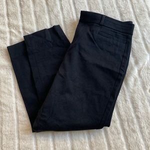 Banana Republic Sloan Fit Black Ankle Pants Size 6